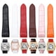 thumbnail image 4 of Correa de reloj de cuero genuino de repuesto para Cartier Santos 100 W20106x8 W20073X8 Correa de reloj con hebilla plegable para hombres y mujeres de 20 mm y 23 mm, 4 of 5