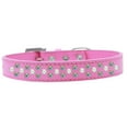 thumbnail image 6 of Dog, Puppy  Pet Fashion Collar, "Pearl and Aurora Borealis Crystal Rimsets Sprinkles", 6 of 9