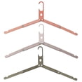 thumbnail image 2 of 2Pcs Practical Hanger Folding Aluminum Alloy Clothes Hanger Outdoor Camping Coat Drying Rack Space Saving Travel Hanger, 2 of 8