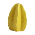 thumbnail image 2 of Jarrón de flores de cerámica, arreglo floral, decoración del hogar en forma de carambola Soporte de plantas decorativas para el jarrón para centros de Amarillo, 2 of 8