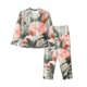 thumbnail image 1 of Fotbe Tropical With Flamingos Conjunto de Pijama de Manga Larga para Mujer con Estampado, Ropa de Dormir de 2 Piezas, Conjunto de Casa Suave y Cómodo con Bolsillos-X-Large, 1 of 7