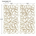 thumbnail image 3 of Uttermost In The Loop Contemporary Iron Wall Art in Gold (Set of 2), 3 of 3
