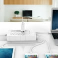 thumbnail image 7 of Zettaguard ZG650 WHT Mini 6-Outlet Travel Power Strip / Surge Protector with USB Charger & 5' Power Cord, White, 7 of 7
