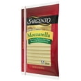Sargento® Sliced Mozzarella Natural Cheese, 11 Slices