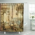 thumbnail image 1 of Cortinas de ducha de baño ABPHQTO arte misteriosa parisina vintage 152x180 cm, 1 of 2