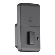 KFFKFF Fingerprint Door Lock Set, Electronic Biometric Deadbolt with Handle, Ergonomic Grip Design, Keyless Entry, Auto Locking, Temporary Code, Privacy Protection, Matte Black