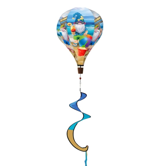 Briarwood Lane Summer Hot Air Balloon Wind Twister 54x12 Summer Gnomes For Summer Balloon