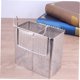 thumbnail image 5 of IDEANATEGRATE 2Ud Canasta Organizador De Utensilios De Cocina En Acero Inoxidable Color Plata, 5 of 7
