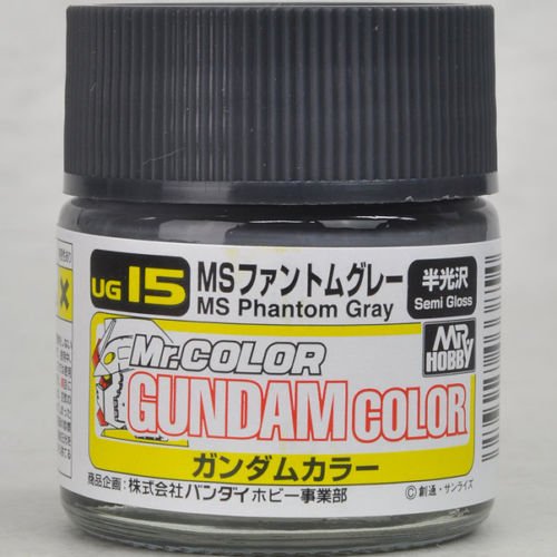 Gsi Creos Mr Hobby Mr Gundam Color Ug15 Ms Phantom Gray 10ml Semi Gloss Paint Walmart Com Walmart Com