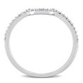 thumbnail image 4 of Miabella Women's 1/10 CT T.W. Diamond 14kt White Gold Wedding Band, 4 of 8