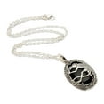 thumbnail image 4 of NOVICA Onyx pendant necklace, 'Lemur Jungle', 4 of 9