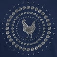 thumbnail image 3 of CafePress - Chicken Chrome Studs Dark T Shirt - Men's Classic Graphic Cotton T-Shirt, 3 of 4
