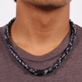 thumbnail image 4 of Phiten Collier Tornade, Noir/noir, 18 Pouces, 4 of 4