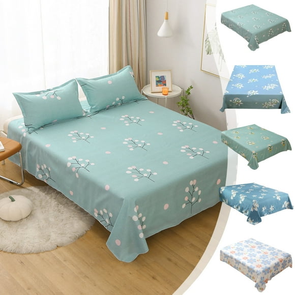 Wzzjkit Breathable & Cooling Bed Sheets 1PC - Flower Patterns Sheet Hotel Bedding for Women, Men, Kids & Teens - Easy Secure, Soft and Wrinkle Sheets