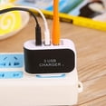 thumbnail image 4 of CNKOO 3 USB Ports Home Travel Wall Plug-in AC Charger Adapter for Mobile Phone Tablet, 4 of 8