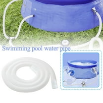 TOPRenddon 10 ft Pool Vacuum Hose - 32mm Heavy-Duty Polyethylene Replacement for Inground Swimming Pools