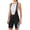 Black-046, variant on Qualidyne Women’s Cycling Bib Shorts, 4D Padded Road Bike Bibs with Breathable Mesh Straps & Reflective Detail