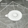 thumbnail image 4 of Advancent Cubierta de filtro de lavabo para fregadero de cocina y oficina en casa, colador de silicona para el pelo, tapón de drenaje Juegos de accesorios de baño Blanco, 4 of 6