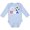 AE-Light Blue, variant on Inktastic Go, USA- Soccer, Football Boys or Girls Long Sleeve Baby Bodysuit