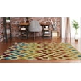 thumbnail image 2 of Trio Ikat Sand Area Rug 8x10 Transitional Contemporary Design, 2 of 5
