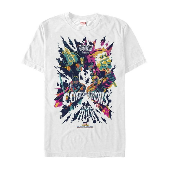 Men's Marvel Thor: Ragnarok Contest of Champions  Graphic Tee White Medium