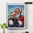 thumbnail image 2 of Pintura de diamante 5D TUNC disfraz de Papá Noel y oso 12.0 x 16.0 in, 2 of 5