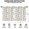 thumbnail image 2 of Blackout Kids Curtains,Cartoon Construction Vehicles Trees Childrens Insulated Curtains Set Of 2,Bedroom Essentials,Toddler Room Decor 52"x63", 2 of 5