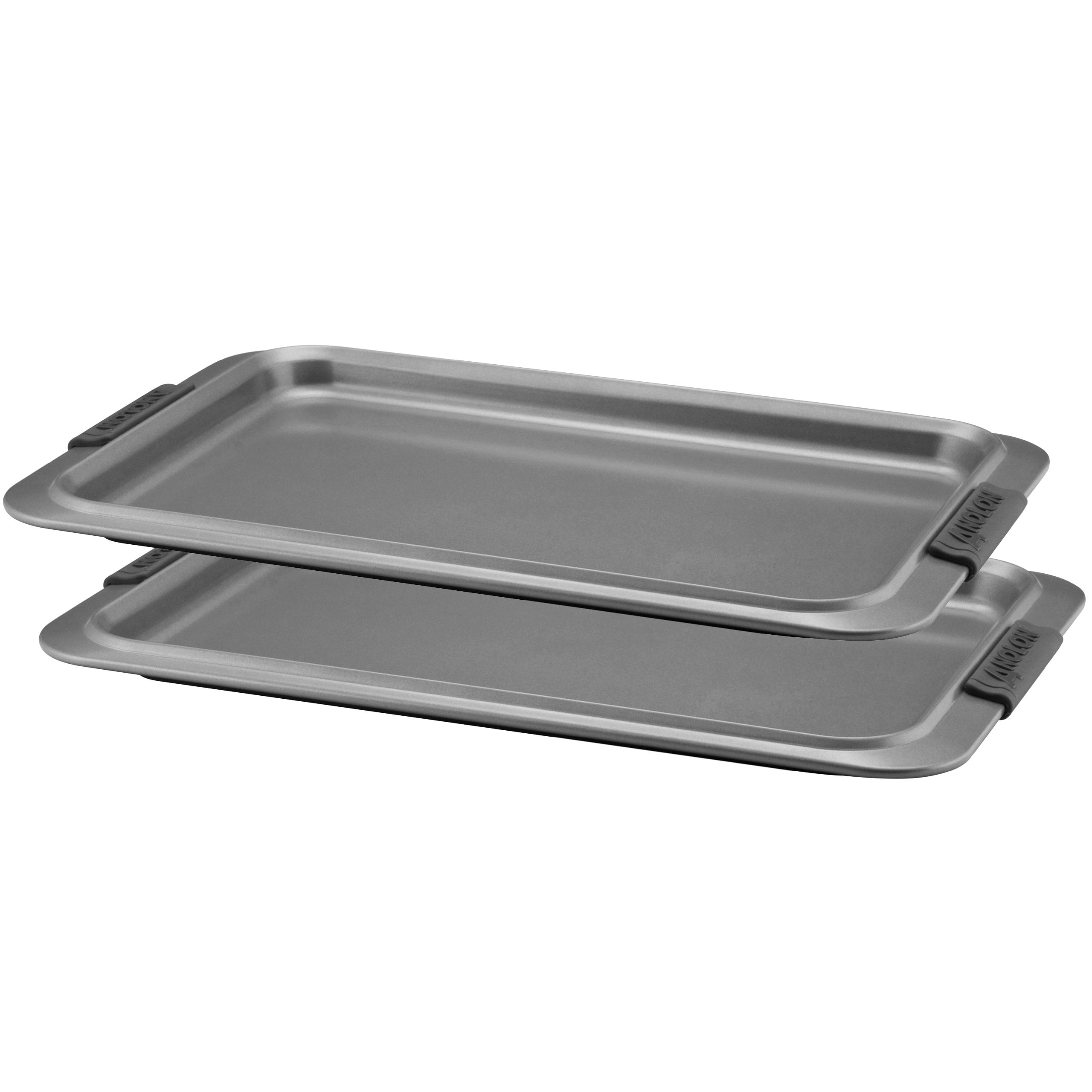Advanced Nonstick Bakeware With Grips  Cookie Sheet / Baking - 10 Inch X 15 Gray