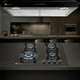 thumbnail image 5 of FLINE | Combo parrilla de gas y Campana Acero Inoxidable | negra 60 cm| vidrio templado y acero negro| 4 quemadores | Controles boton | OS4BR60, 5 of 5