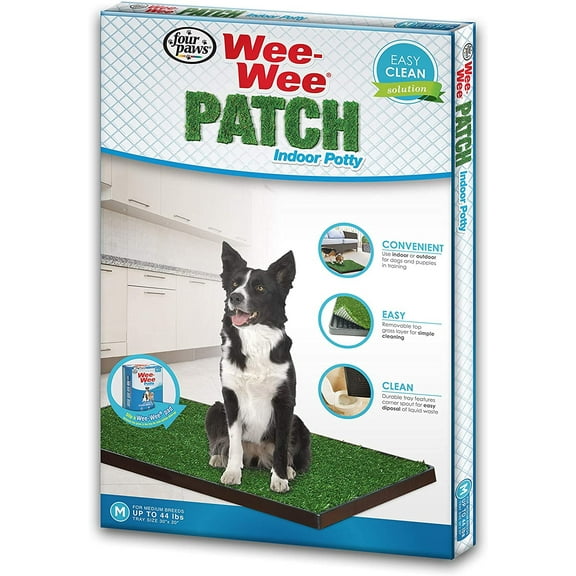 Four Paws Wee-Wee Patch Indoor Potty Medium 30" x 20" x 1"