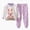 A116-Light Purple, variant on Toddler Kids Baby Boys Girls Solid Pjs Ruffle Long Sleeve Button Shirt Top and Pants Cotton 2Piece Pajamas Set Long Sleeve Leisure Homewear Gift,12-18 Months