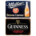 thumbnail image 1 of Placa Metal Vintage para Del Pintura Hierro Rectangular 30x20cm 2 Uds., 1 of 9
