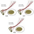 thumbnail image 3 of 15Pcs Contact Microphone Triggers, Transducer Prewired, Piezo Disc with Wire, Piezoelectric Pickup, 3 of 9