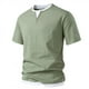 thumbnail image 1 of pstuiky Camisas casuales de manga corta para hombre, Camiseta básica de manga corta para hombre, de talla grande, con cuello doble, holgada, de color liso camisas casuales para hombre m, 1 of 4