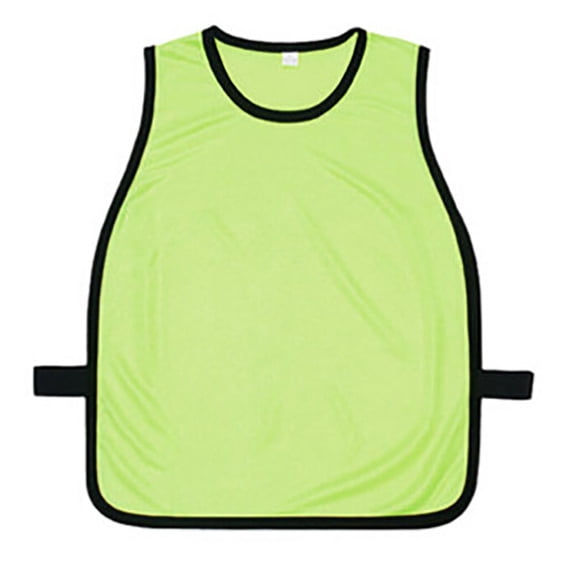 TopTie Scrimmage Team Practice Vests Pinnies Jerseys-Green-Adult