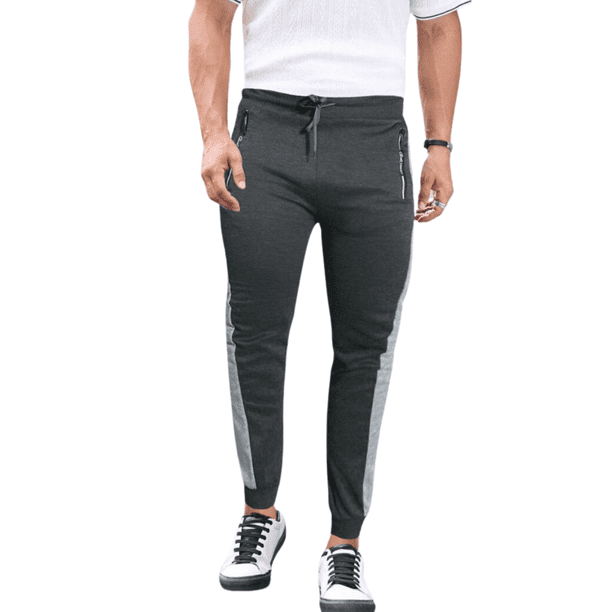 Jogger Pants Hombre De Felpa Gym Pans Pantalones Cargo Bolsa