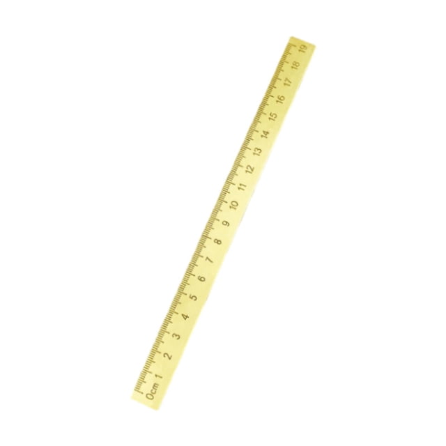 Bunblic Paperweight Ruler Practical Tool Brass Ruler Paper Weight Measuring Instrument with Sophisticated And Decorative Finish Suitable for The 20cmx1cm