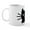 White, variant on CafePress - Black Cat Hitch Cover Mug - 11 oz Ceramic Mug - Novelty Coffee Tea Cup