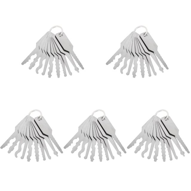 50 piezas de herramientas para llaves, llaves en blanco, llaves profesionales, llaves para estructuras de acero inoxidable