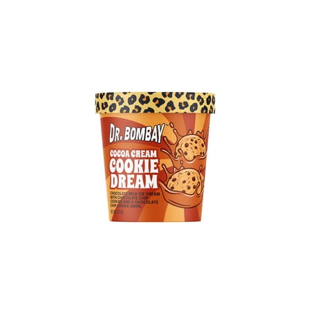 Dr. Bombay Cocoa Cream Cookie Dream Ice Cream, 1 Pint, 16oz