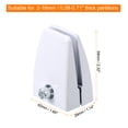 thumbnail image 2 of Uxcell Desk Partition Clips for 2-18mm Thick Partition Guard Bracket Support for Holding Screen,Bright White 20pcs, 2 of 6