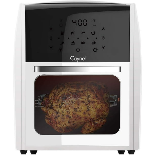 Caynel 12.7 QT Digital Air Fryer+ Rotisserie, Dehydrator, & Convection Oven, 8 in 1 Multi