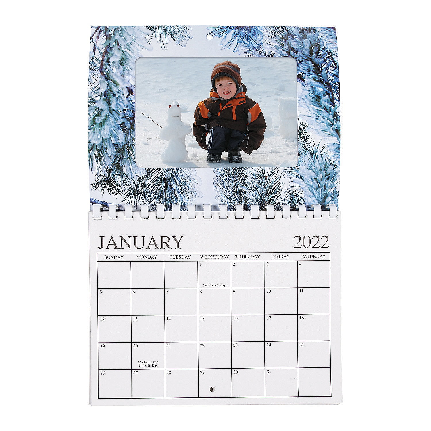 2022 Picture Frame Calendar, Stationery, Christmas, 1 Pieces