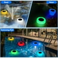 thumbnail image 7 of Pool Chlorine Floater-Chlorine Tablet Floater with Solar Light,Floating Chlorine Dispenser Fit 1" and 3" Chlorine Tabs,Adjustable Pool Chlorinator Floater, 7 of 7