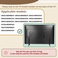 thumbnail image 2 of BN63-19338B Base Stand Compatible with Samsung TV Legs for UN55AU8000FXZA UN50AU8000FXZA UN50CU8000FXZA UN55CU8000FXZA OEM Legs Replacement Screws Not Required, 2 of 8