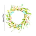thumbnail image 3 of Corona de Pascua con Huevos | Corona de Primavera con Bayas Artificiales y Huevos de Espuma | Decoración Festiva para Puertas, Porches y Paredes | Decoración de Pascua y Primavera para el Hogar, 3 of 6