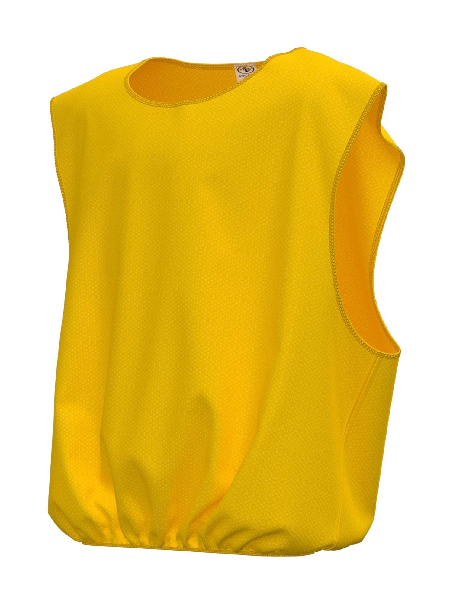 (12 pack) Athletic Works Sleeveless Pullover Junior Scrimmage Vest&nbsp;(Kids), Yellow
