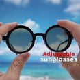 thumbnail image 2 of Lunettes de Soleil Filtre Nd 1–9 Étapes Contrôle Manuel des Teintes 2025 Teinte Réglable Lunettes Rondes Polarisées avec Lunettes de Soleil ND9 Réglables en Continu pour Hommes 1 à 9 Vitesses Lunettes de Plage Lunettes Anti-Choc Enfants, 2 of 8