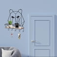thumbnail image 3 of GUOOL Floating Shelves Wall Save Space Multi Function for Living Room Bathroom Black, 3 of 9