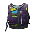 thumbnail image 3 of Bolsa de chaleco para correr reflectante con cremallera de moda con múltiples bolsillos y soporte para teléfono Morado oscuro, 3 of 9